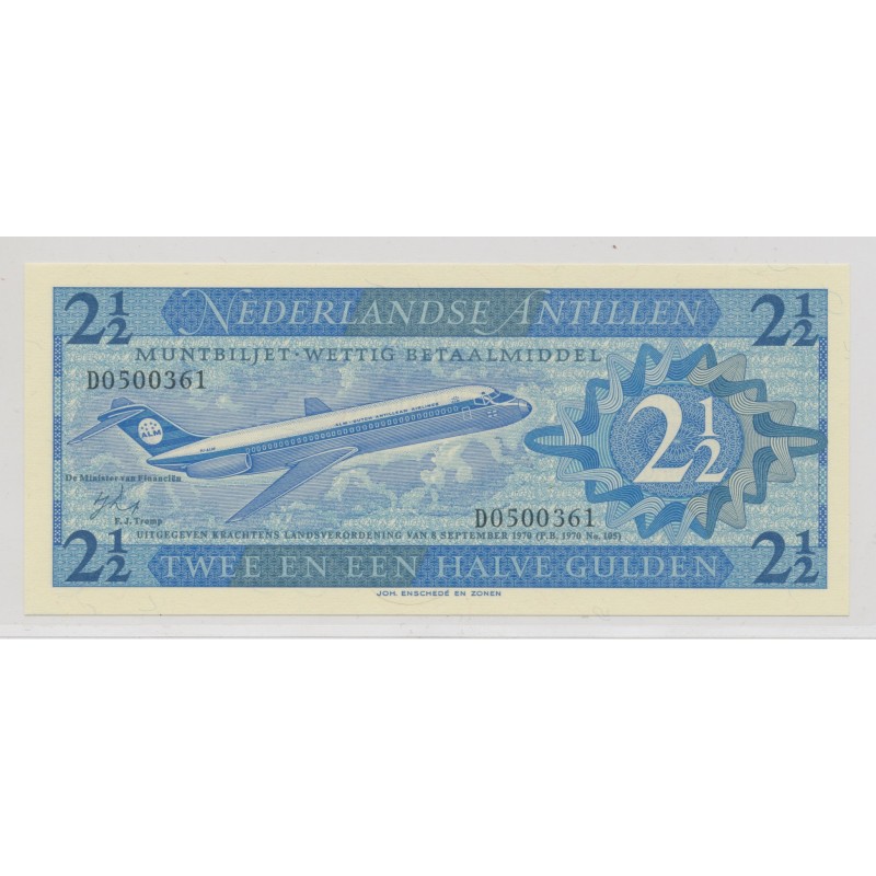 Antilles hollandaises - 2 1/2 Gulden - 1970