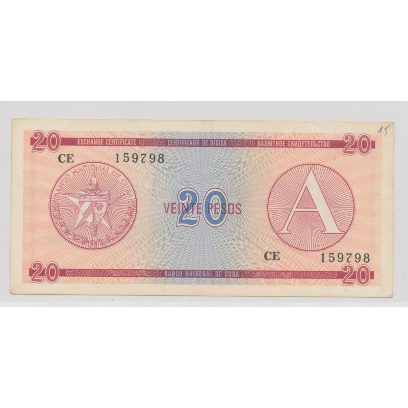 Cuba - 20 Pesos - A