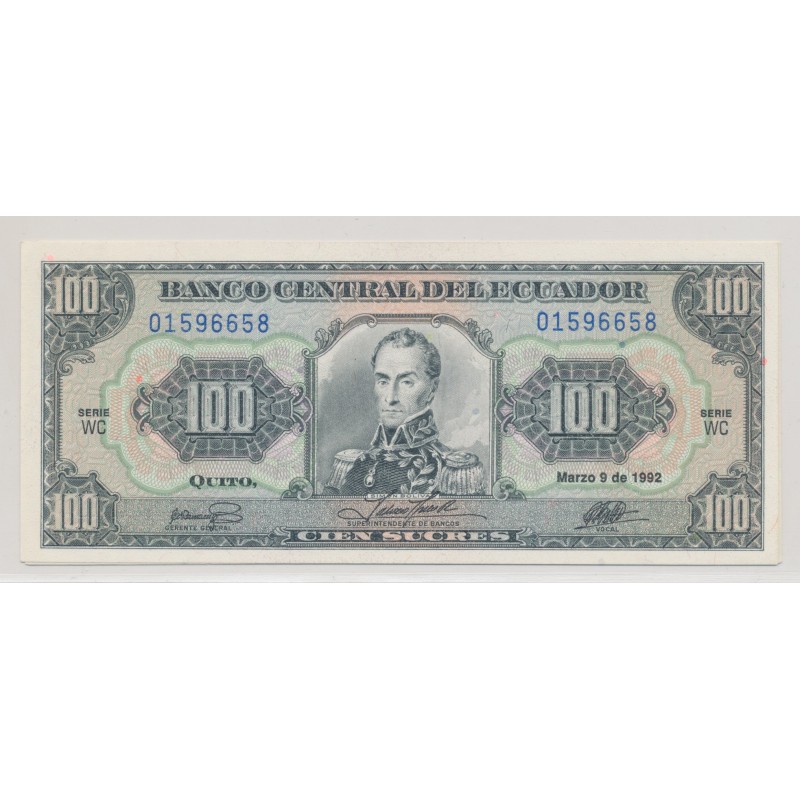 Equateur - 100 sucres - 1992