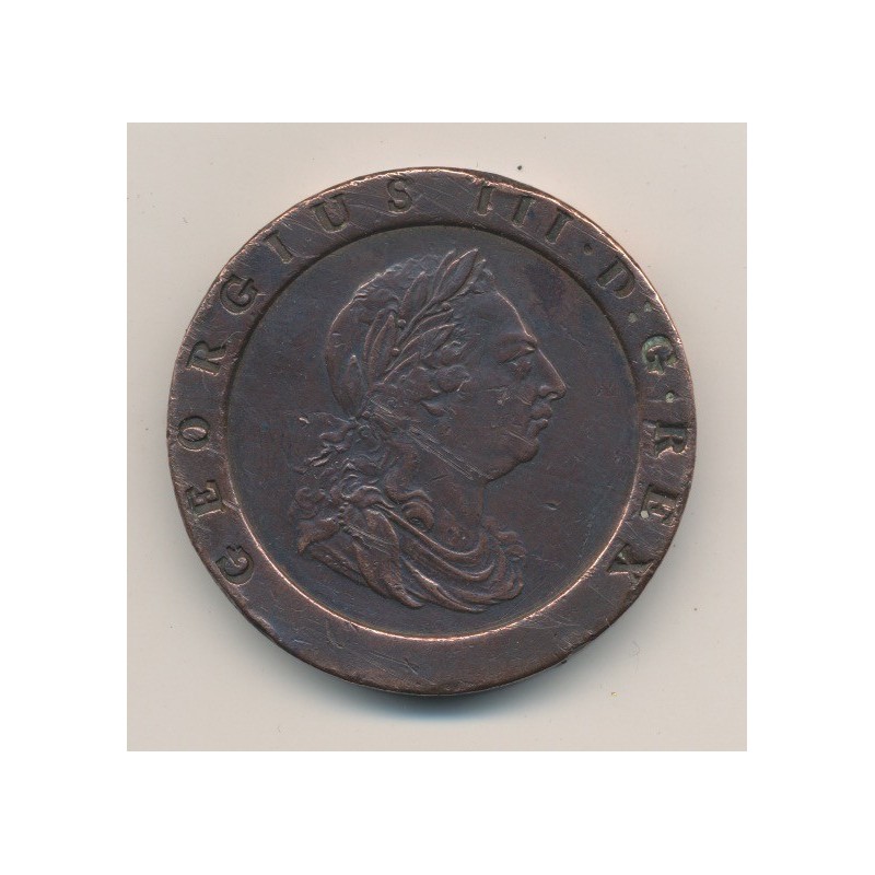 Angleterre - George III - 2 Pence - 1797