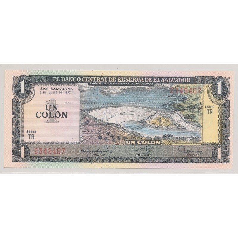 El salvador - 1 Colon - 1977