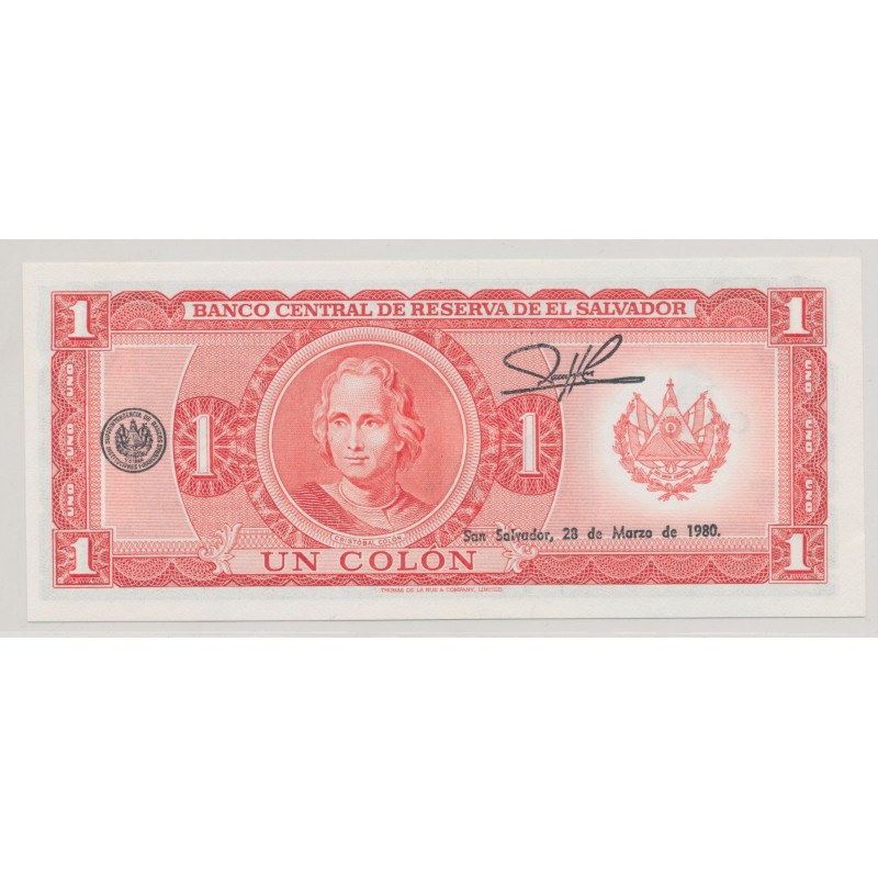 El salvador - 1 Colon - 1977