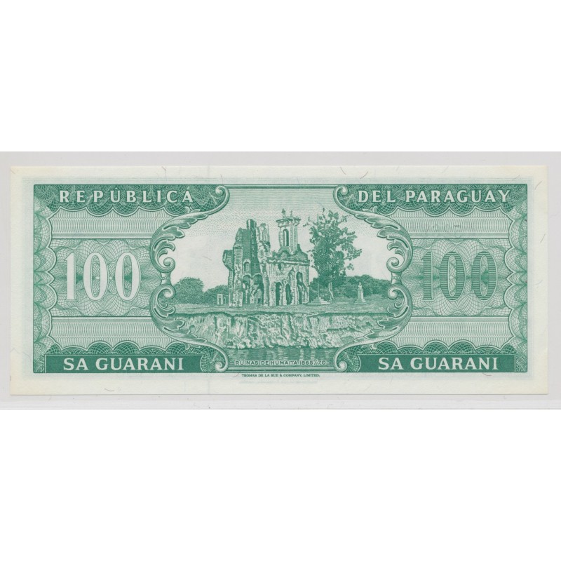 Paraguay - 100 Guaranis - 1952