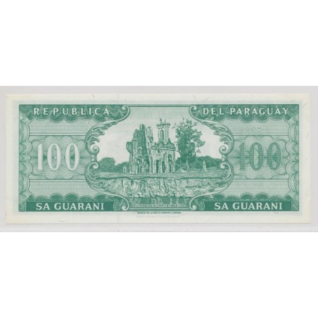 Paraguay - 100 Guaranis - 1952
