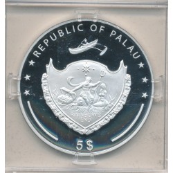 Palau - 5 Dollars 2012 - 125 ans automobile - Opel Kapitän 2