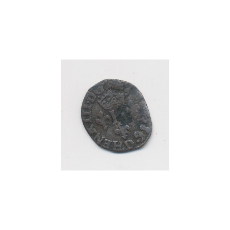 Henri III - Liard au St esprit - 1586 D Lyon