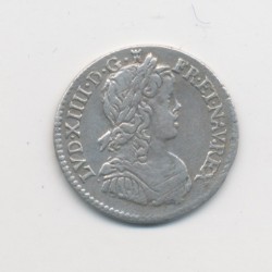 Louis XIV - 1/12 écu mèche longue - 1660 I Limoges