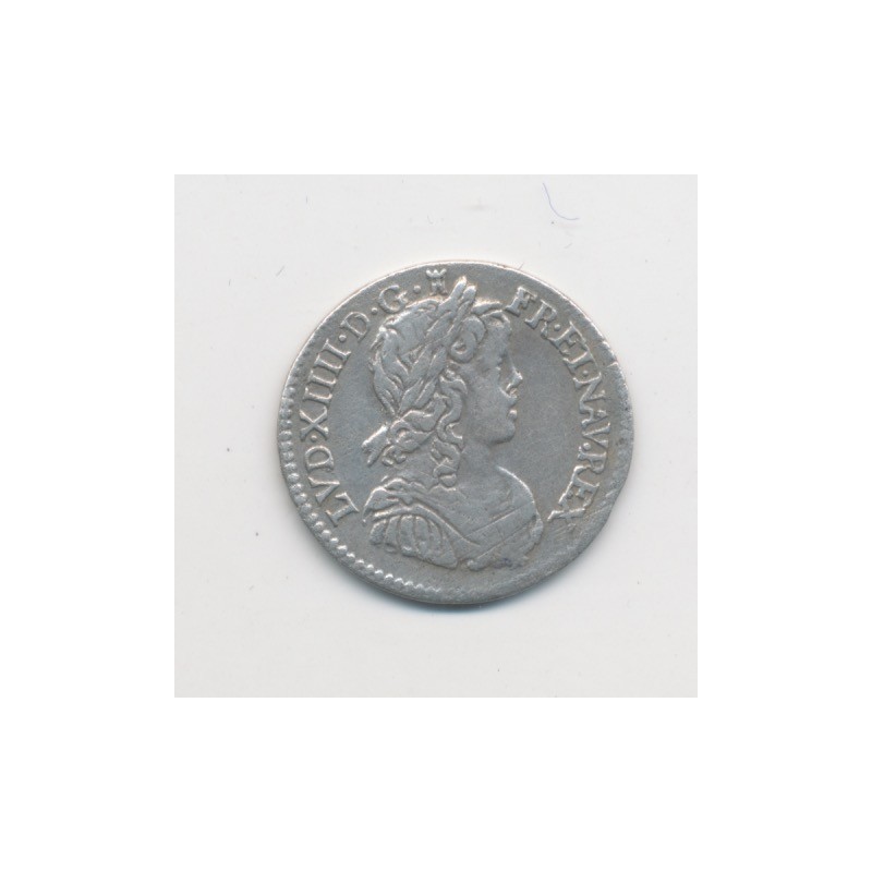 Louis XIV - 1/12 écu mèche longue - 1660 I Limoges