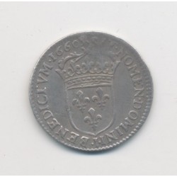 Louis XIV - 1/12 écu mèche longue - 1660 I Limoges 2