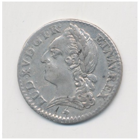 Louis XV - 1/10 écu à la vieille tête - 1771 A Paris