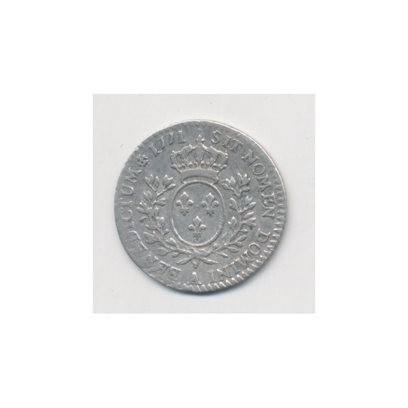 Louis XV - 1/10 écu à la vieille tête - 1771 A Paris
