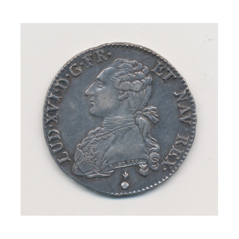Louis XVI - 1/2 écu aux lauriers - 1790 AA Metz