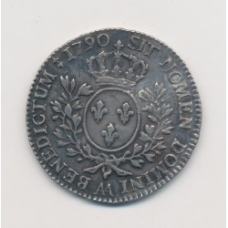 Louis XVI - 1/2 écu aux lauriers - 1790 AA Metz 2