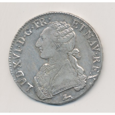 Louis XVI - Écu aux lauriers - 1785 R Orléans