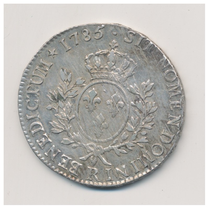 Louis XVI - Écu aux lauriers - 1785 R Orléans