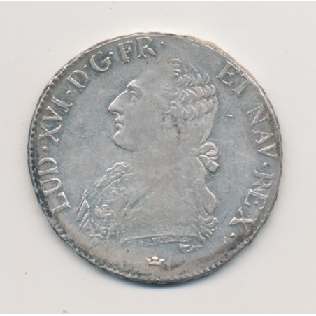 Louis XVI - Écu aux lauriers - 1789 M Toulouse