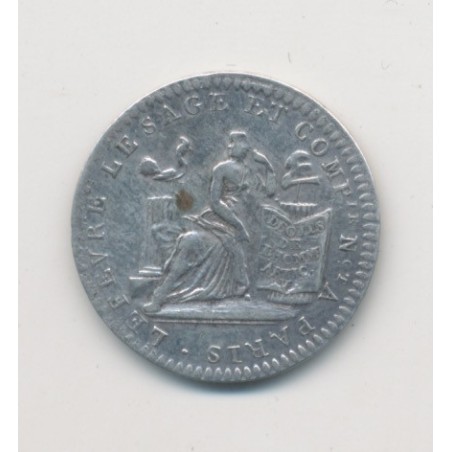 Monnaie de confiance - 10 Sols 1792 - AN 4 - de Lefèvre et Lesage