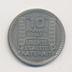 10 Francs Turin - 1945 Essai - cupronickel