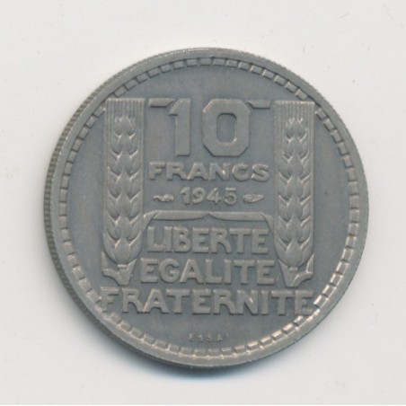 10 Francs Turin - 1945 Essai - cupronickel