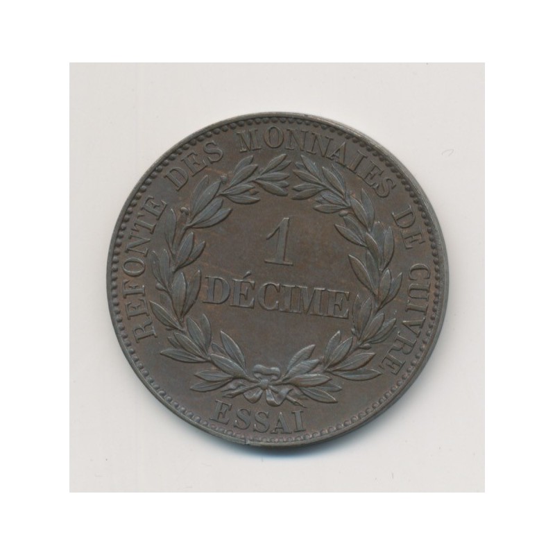 1 Décime - Louis Philippe I - 1840 Essai - bronze