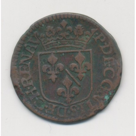 Champagne - Château-regnault - liard - 1613 - bourbon de conti