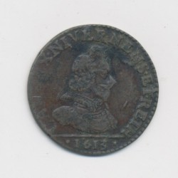 Champagne - Principauté de Rethel - liard - 1613 - Charles 1er gonzague
