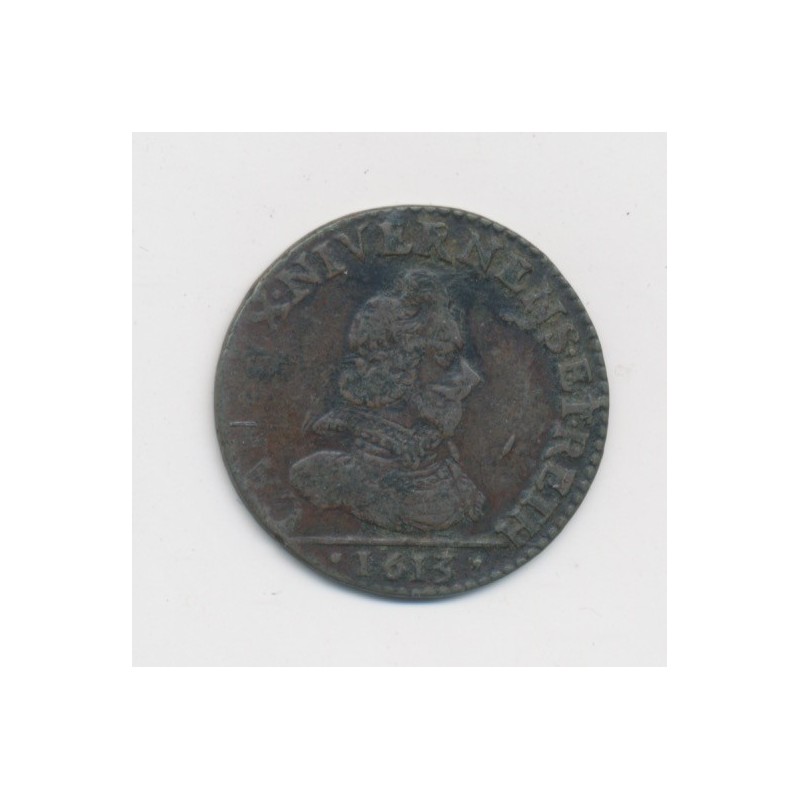 Champagne - Principauté de Rethel - liard - 1613 - Charles 1er gonzague