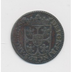 Champagne - Principauté de Rethel - liard - 1613 - Charles 1er gonzague 2
