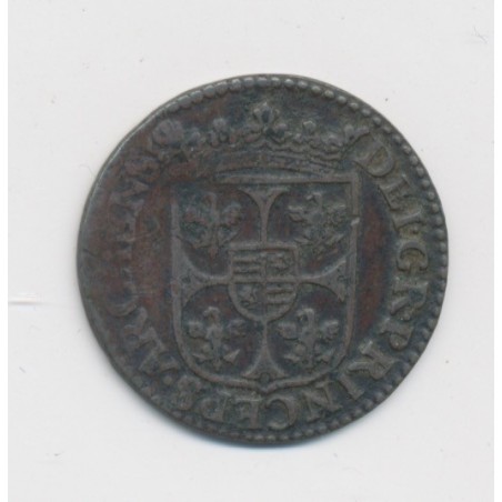 Champagne - Principauté de Rethel - liard - 1613 - Charles 1er gonzague