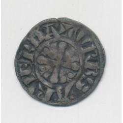 Auvergne - Évéché de Clermont - denier billon 2