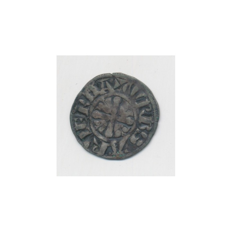 Auvergne - Évéché de Clermont - denier billon
