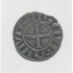 Comté de Nevers - denier argent - Mahaut II 2