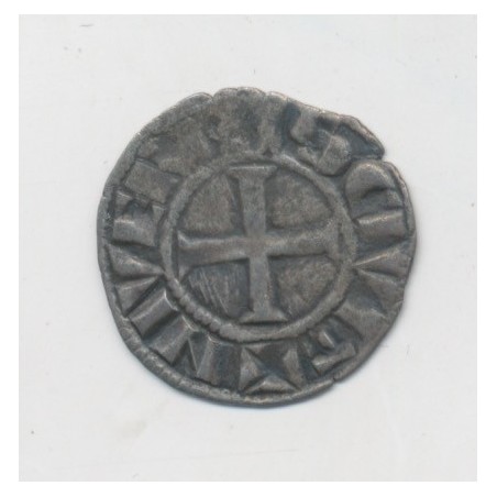 Comté de Nevers - denier argent - Mahaut II