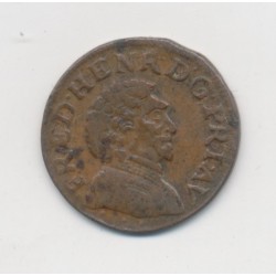 Principauté d'Orange - Double tournois - 1640 - Frédéric henri de nassau