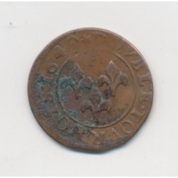 Principauté d'Orange - Double tournois - 1640 - Frédéric henri de nassau 2