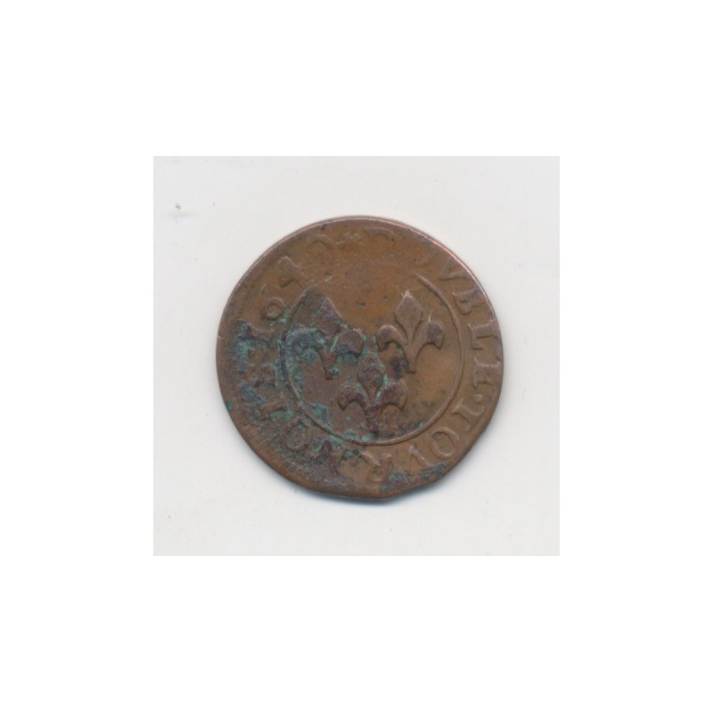 Principauté d'Orange - Double tournois - 1640 - Frédéric henri de nassau