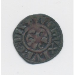Duché de bourgogne - Denier billon Dijon - Hugues V