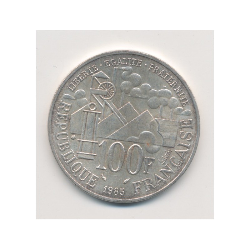 100 Francs Emile Zola - 1985 - argent