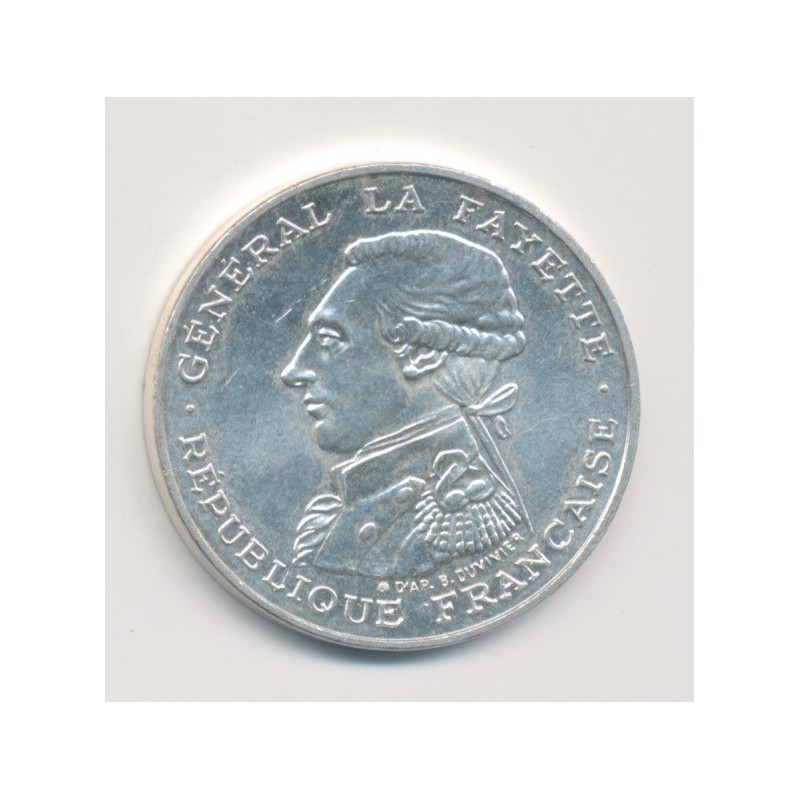 100 Francs La Fayette - 1987 - argent
