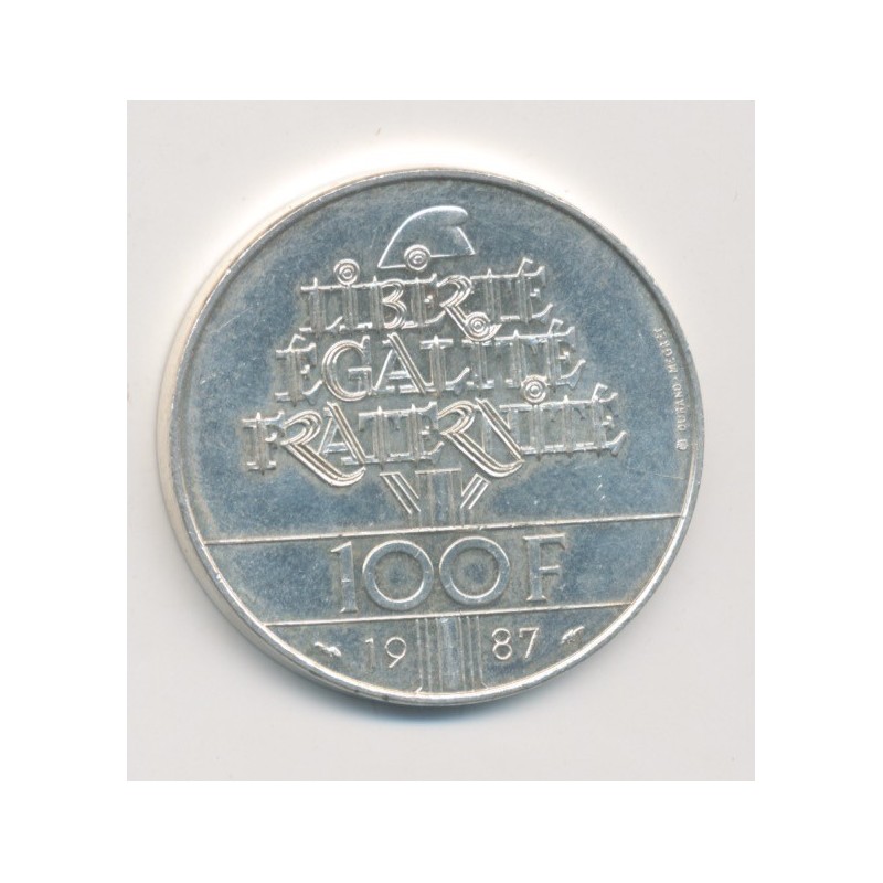 100 Francs La Fayette - 1987 - argent