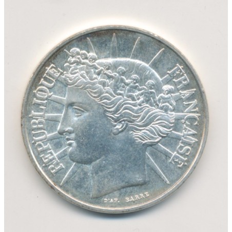 100 Francs Fraternité - 1988 - argent