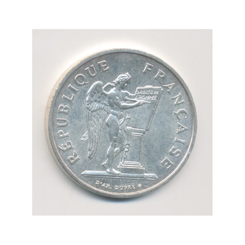 100 Francs Droits de l'homme - 1989 - argent