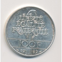100 Francs Droits de l'homme - 1989 - argent 2