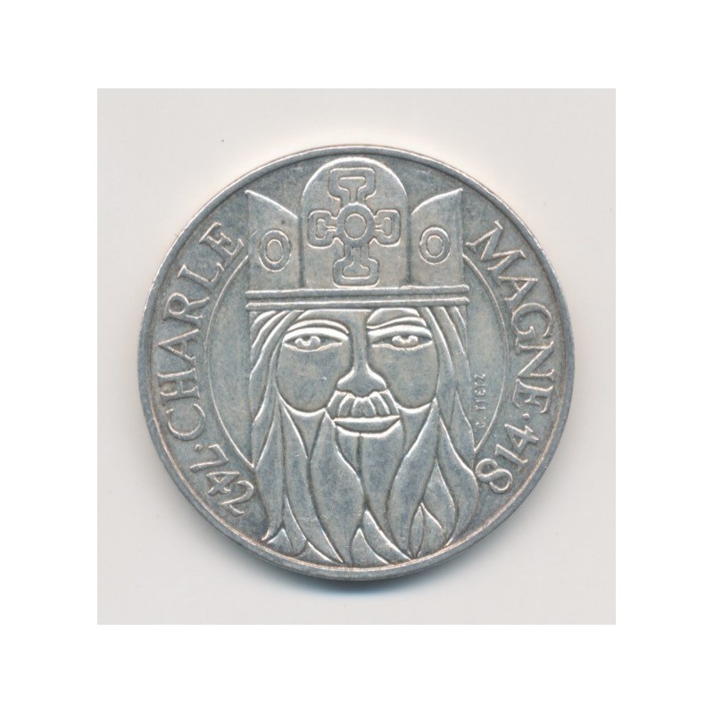 100 Francs Charlemagne - 1990 - argent