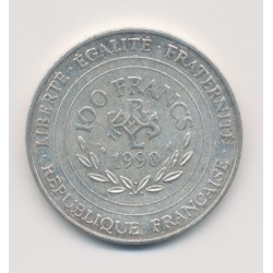 100 Francs Charlemagne - 1990 - argent 2
