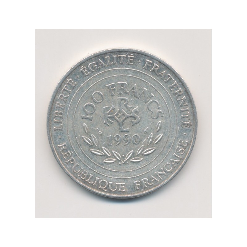 100 Francs Charlemagne - 1990 - argent