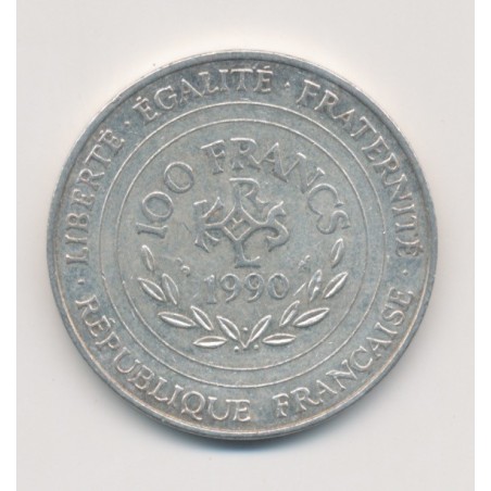 100 Francs Charlemagne - 1990 - argent