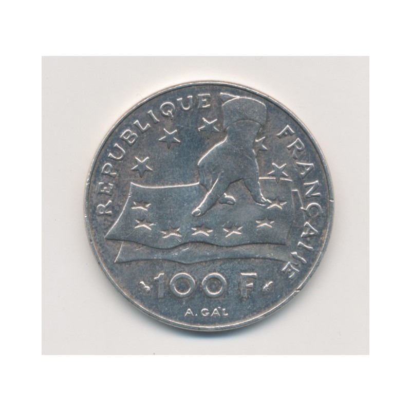 100 Francs Descartes - 1991 - argent