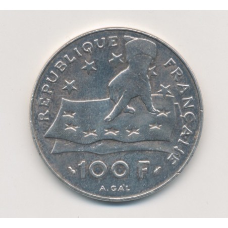100 Francs Descartes - 1991 - argent