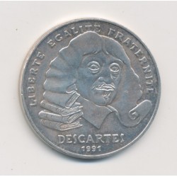 100 Francs Descartes - 1991 - argent